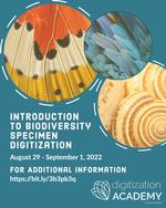 Introduction to Biodiversity Specimen Digitization Course
